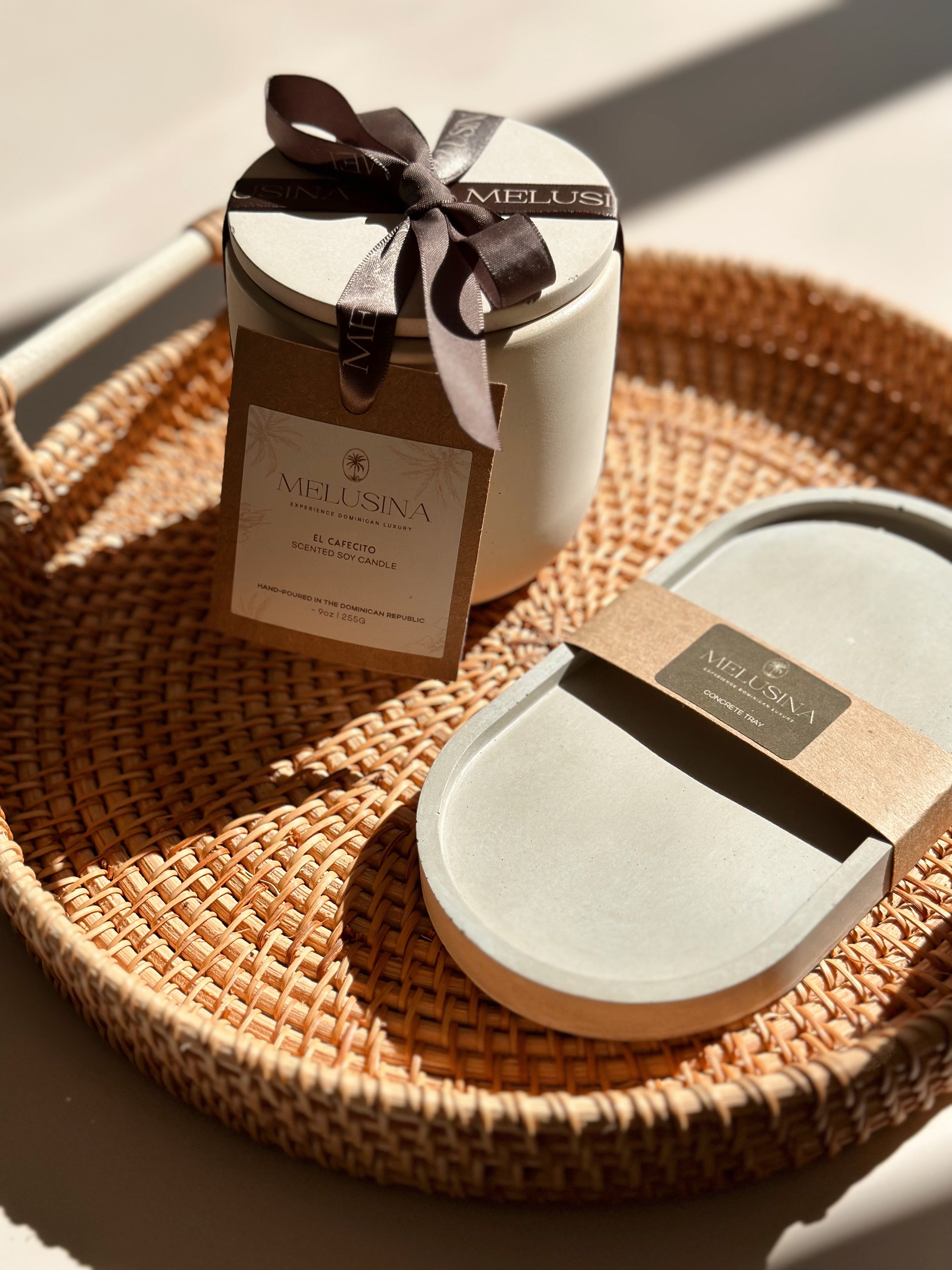 Embrace the Spirit of the Dominican Republic with our Handmade Concrete Candles and Soy Wax
