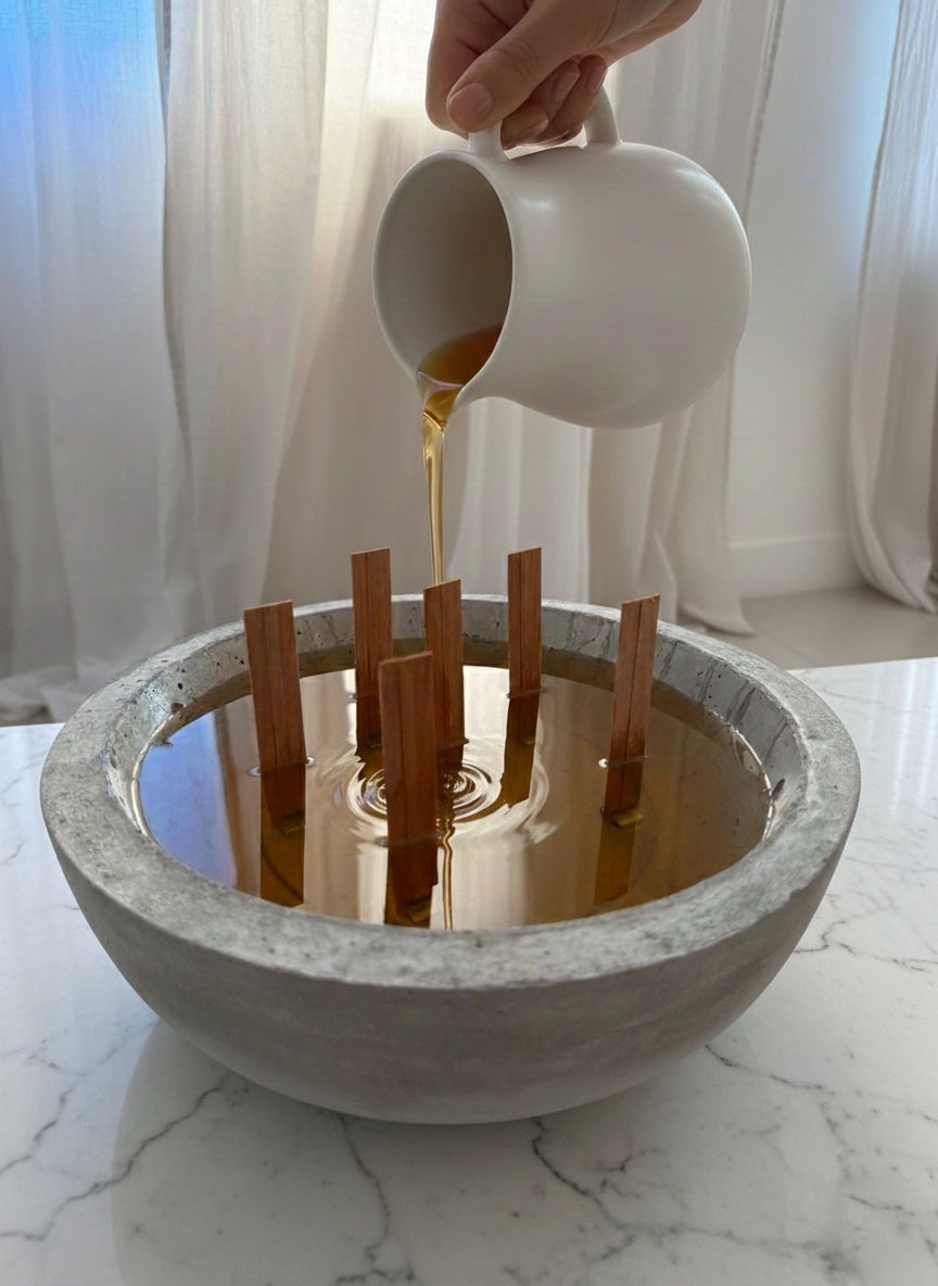 Refill for Melusina Big Concrete Candle Bowl